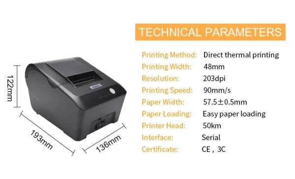 RONGTA THERMAL RECEIPT PRINTER